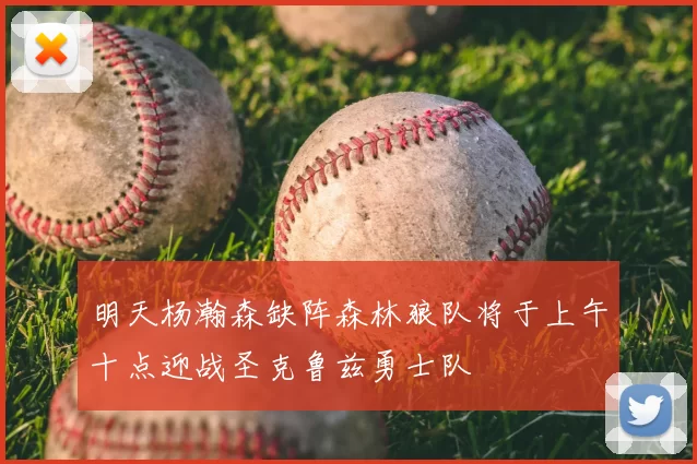 明天杨瀚森缺阵森林狼队将于上午十点迎战圣克鲁兹勇士队