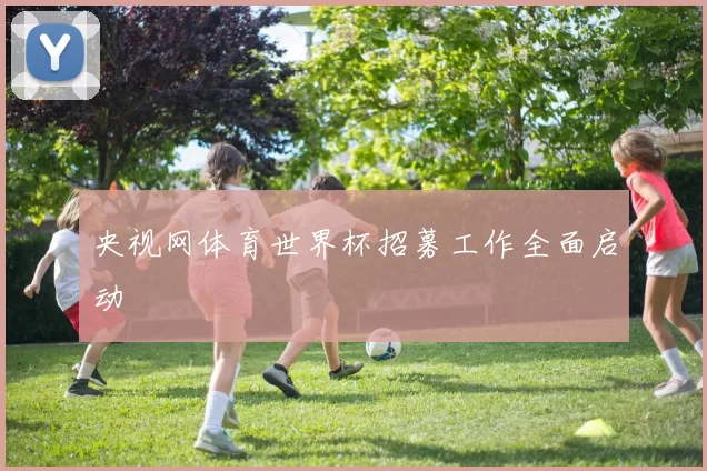 央视网体育世界杯招募工作全面启动