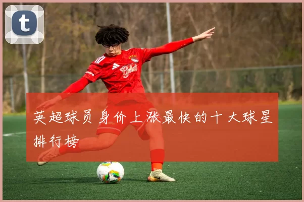 英超球员身价上涨最快的十大球星排行榜